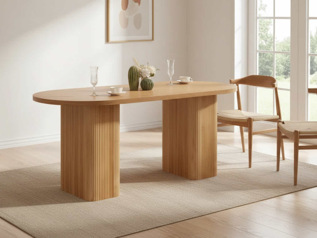 DS Bojd Wooden Dining Table - 180 cm