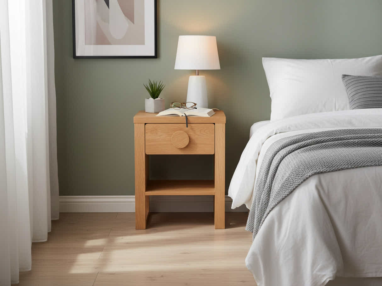 Lunare Bedside Table