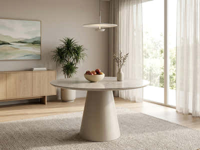 Kaila Round Dining Table - 120 cm