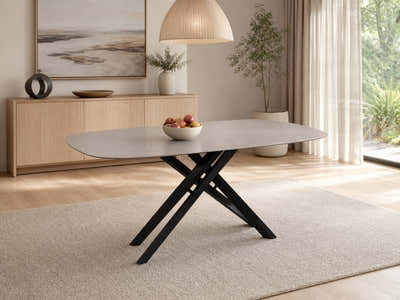 Moira Ceramic Top Dining Table  - 179 cm