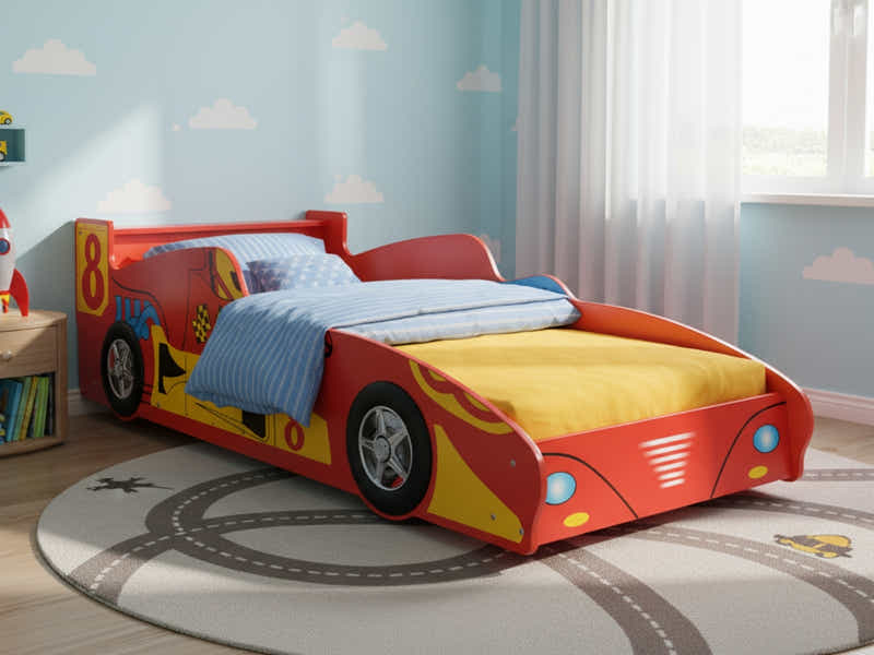 Supreme F1 Race Car Bed Frame Red - Single