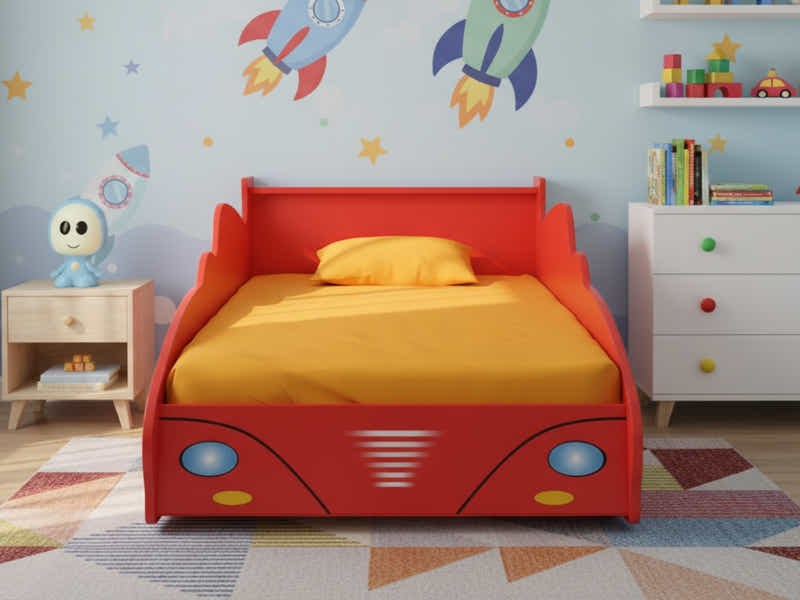 Supreme F1 Race Car Bed Frame Red - Single