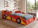 Supreme F1 Race Car Bed Frame Red - Single