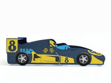 Supreme F1 Race Car Bed Frame Blue - Single