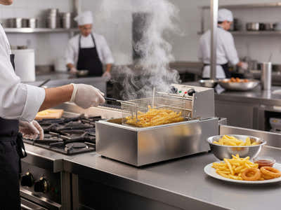 Single Tank Electric Fryer Large