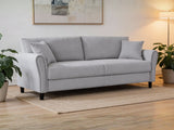 Cozza Linen Sofa - Light Grey