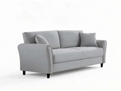 Cozza Linen Sofa - Light Grey