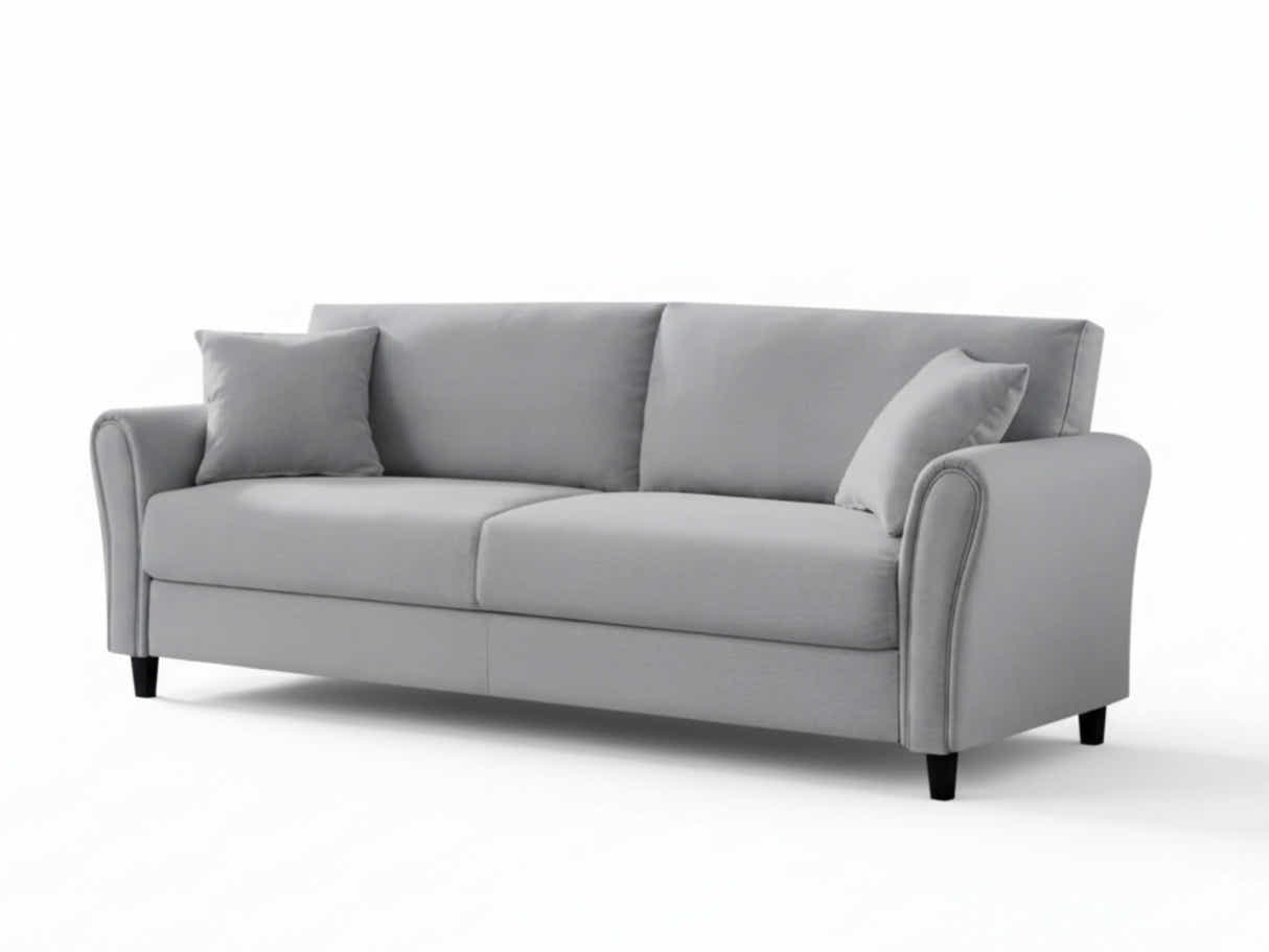 Cozza Linen Sofa - Light Grey