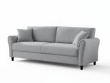 Cozza Linen Sofa - Light Grey