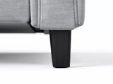 Cozza Linen Sofa - Light Grey