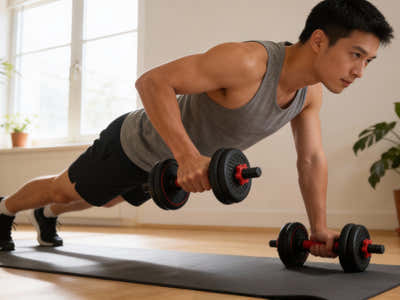 Dumbbell Set 6in1 Adjustable Barbell 20KG