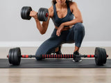 Dumbbell Set 3in1 Adjustable Barbell 20KG