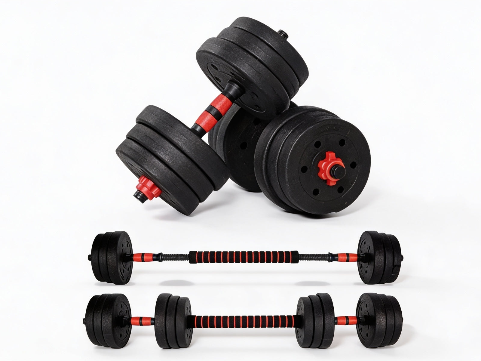 Trintion 20kg Dumbbells Set Dumbellsweights Adjustable Hand Weight Lifting Strength Training