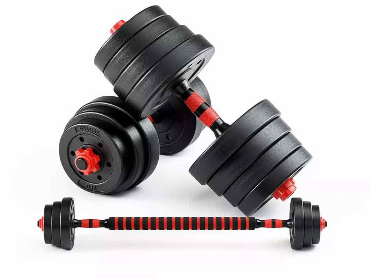 DS Dumbbell Set 3in1 Adjustable Barbell 40KG