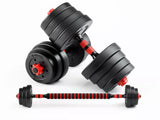 Dumbbell Set 3in1 Adjustable Barbell 40KG