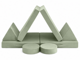Kids 6-Piece Play Couch - Green