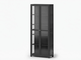 Lonna Steel Display Cabinet 1.8M Black New