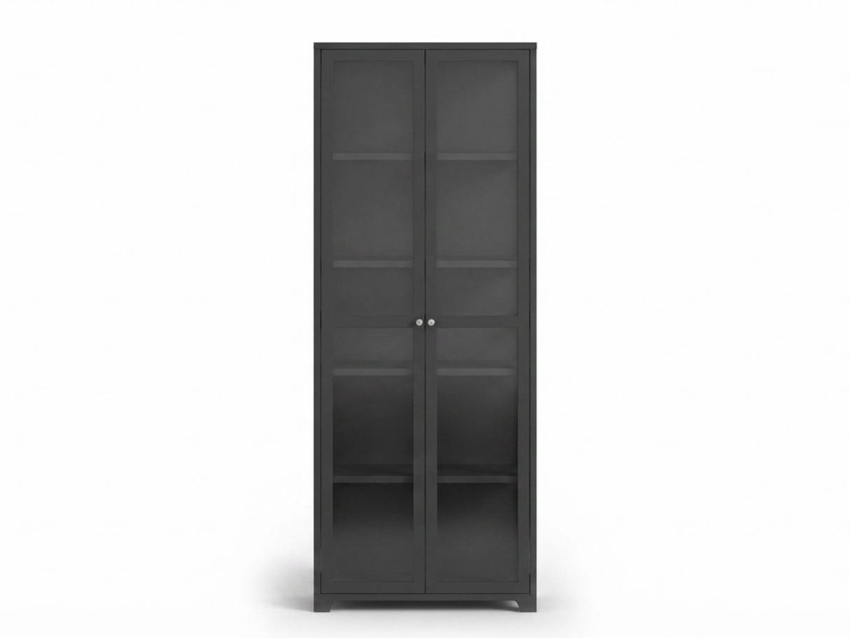 Lonna Steel Display Cabinet 1.8M Black New