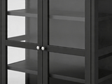 Lonna Steel Display Cabinet 1.8M Black New