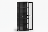 Lonna Steel Display Cabinet 1.8M Black New