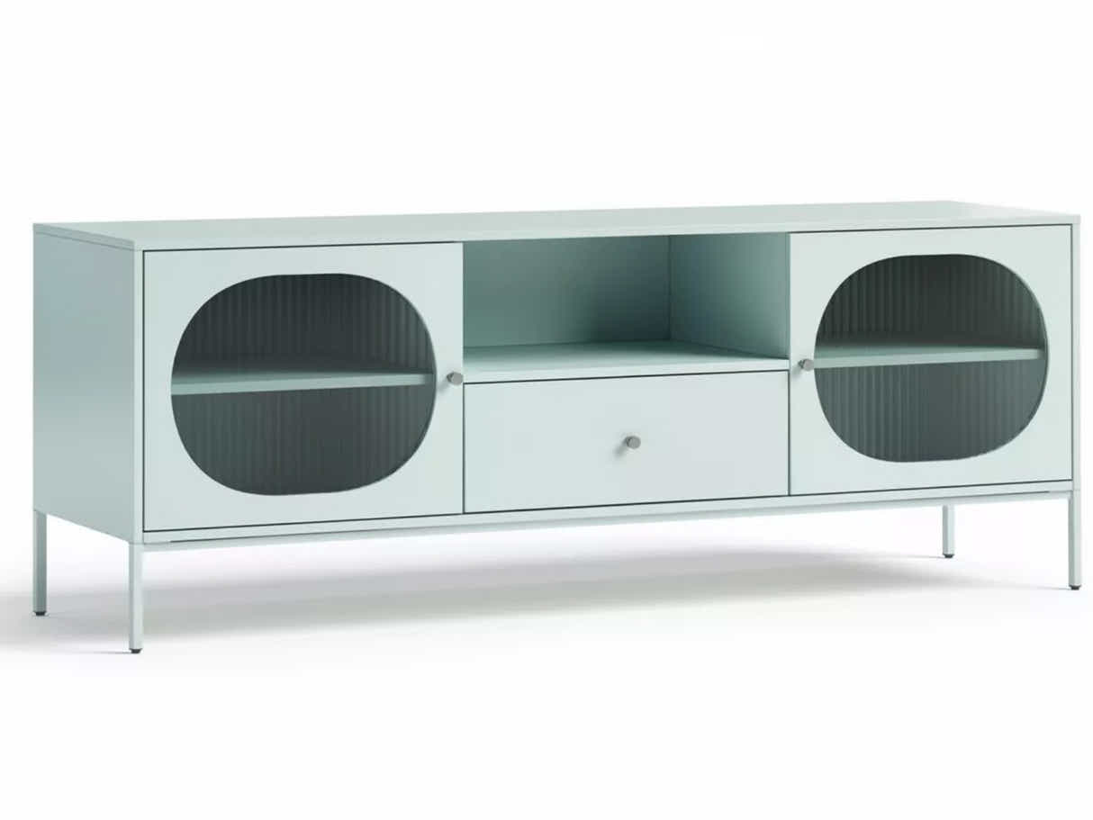 Lonna Steel Entertainment Unit Mint - 160 cm