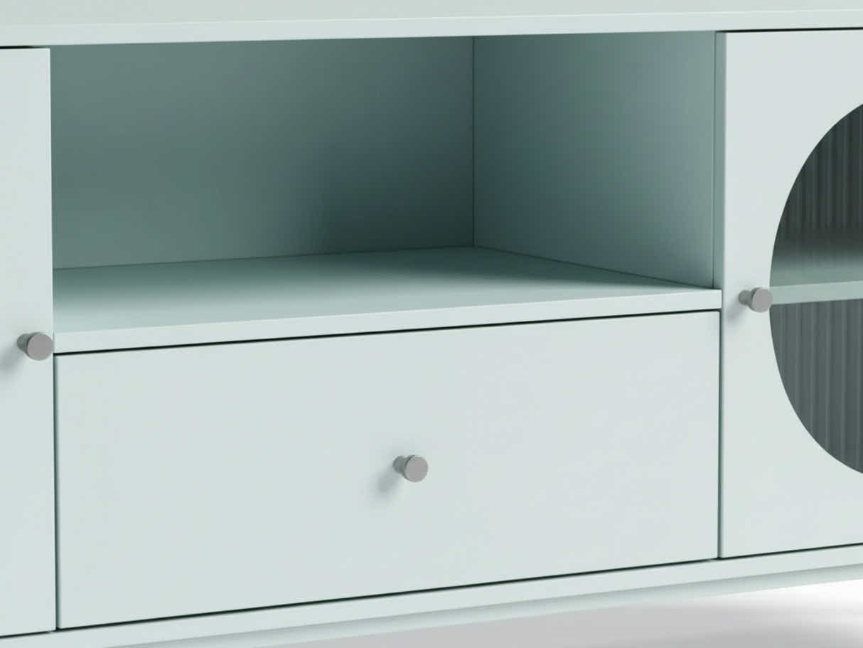 Lonna Steel Entertainment Unit Mint - 160 cm