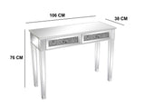 Mirrored Console Dressing Table 1m