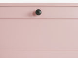 Lonna Steel 4 Drawer Tallboy - Pink