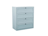 Lonna Steel 4-Drawer Tallboy - Mint