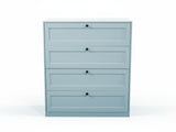Lonna Steel 4-Drawer Tallboy - Mint