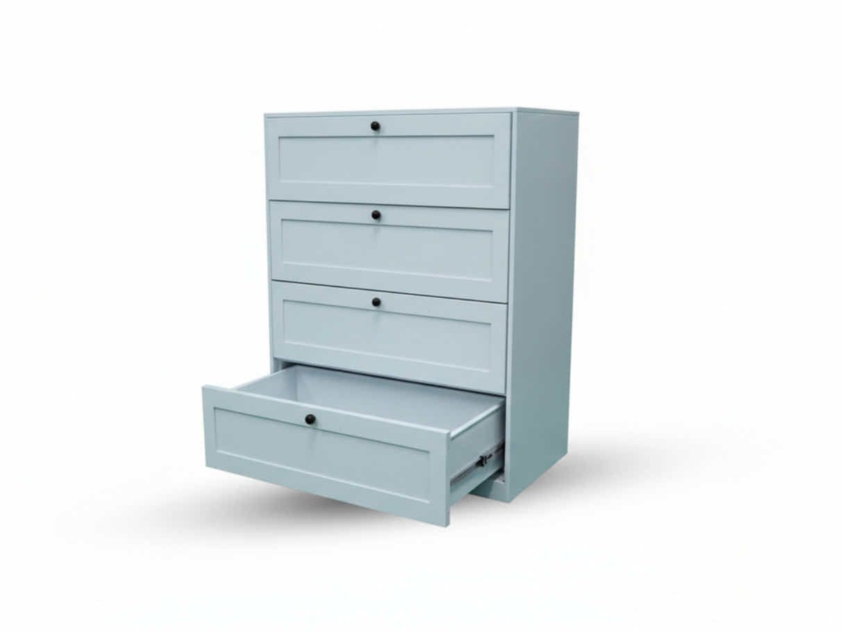 Lonna Steel 4-Drawer Tallboy - Mint