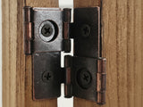 4-Panel Room Divider D S1 - Brown