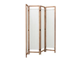 4-Panel Room Divider D S1 - Brown