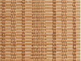 4-Panel Room Divider with Bamboo - Brown