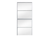Mirrored Shoe Cabinet 60cm