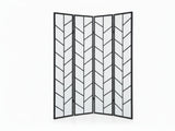 4-Panel Room Divider D P1 - Black