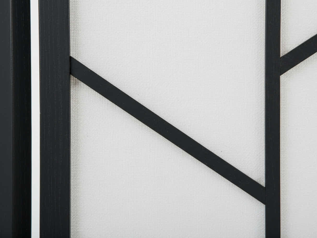 4-Panel Room Divider D P1 - Black