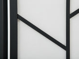 4-Panel Room Divider D P1 - Black