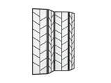 4-Panel Room Divider D P1 - Black