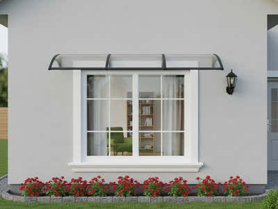 Clear Window Awning 100cm x 300cm