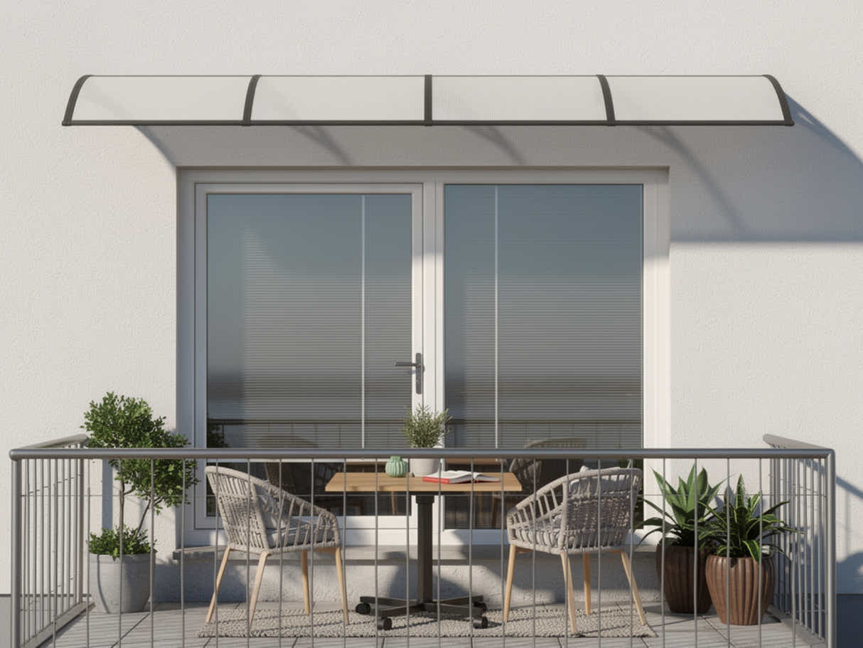 Clear Window Awning 100cm x 400cm