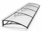 Clear Window Awning 100cm x 400cm