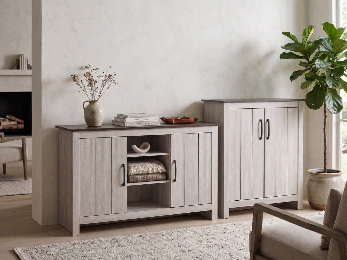 Lennart Home Essentials Bundle – Shoe Cabinet & Sideboard Set