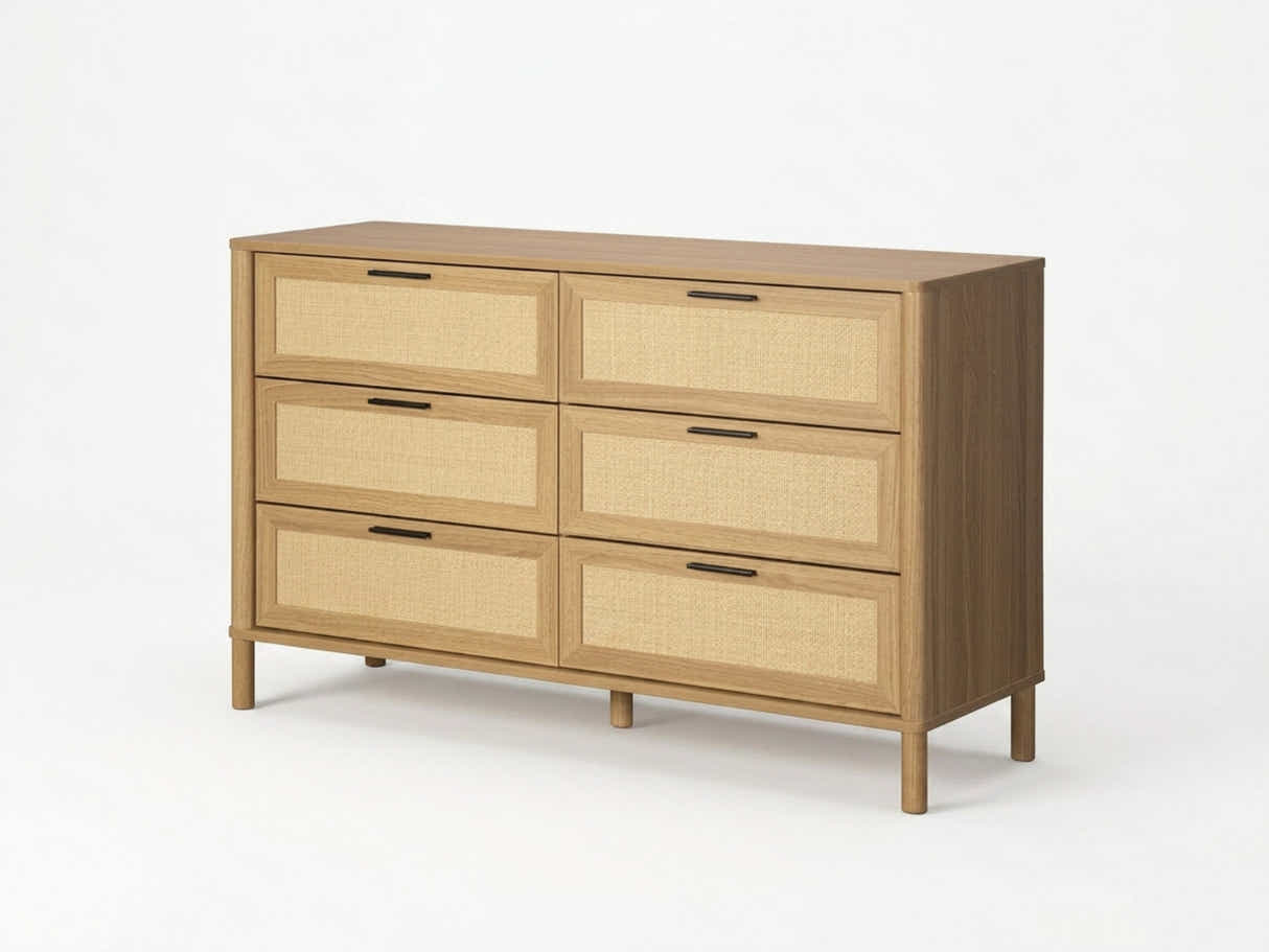Naturlig Plus 6-Drawer Lowboy