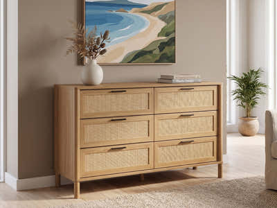 Naturlig Plus 6-Drawer Lowboy