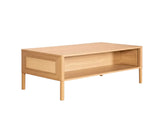 Naturlig Coffee Table with Shelf