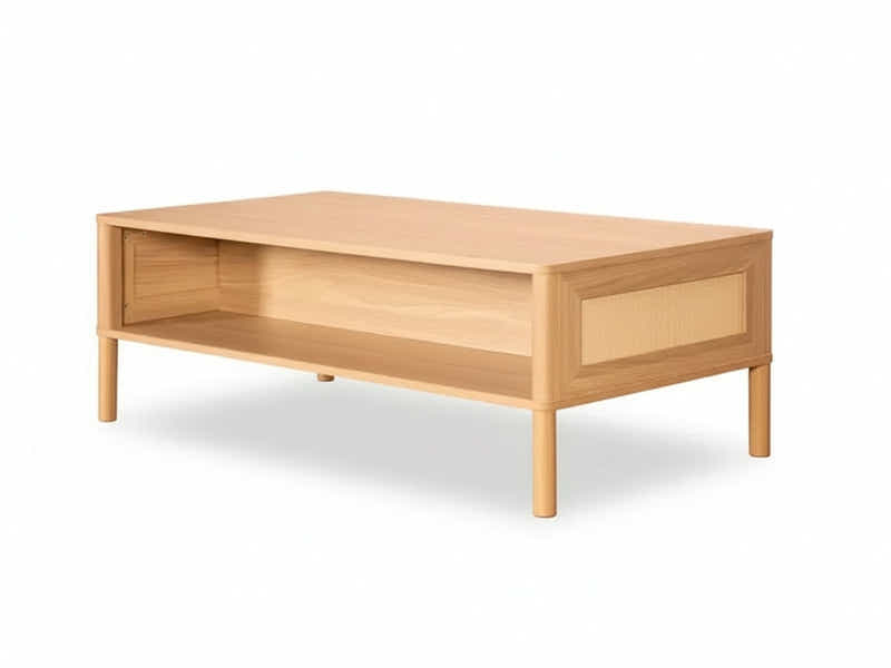 Naturlig Coffee Table with Shelf