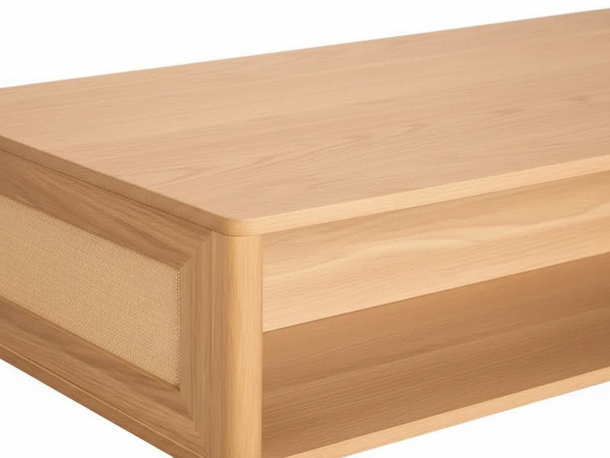 Naturlig Coffee Table with Shelf