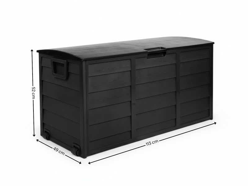 Outdoor Storage Box 290L - Black