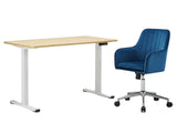 Height Adjustable Desk Set LK Oak & Artechwork Office Chair